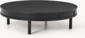Mesa de centro com frente canelada Calary, Ø 110 cm