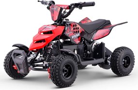 Mini Moto 4 elétrica para crianças Roan Raptor R4 500W Vermelha