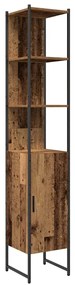 Conjunto de Móveis para Banheiro 4 Peças - Madeira Antiga - Madeira Co