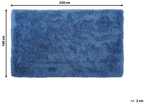 Tapete azul 160 x 230 cm CIDE Beliani