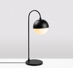 Candeeiro de Mesa Horn – Preto e Branco – 18 x 25 x 53 cm