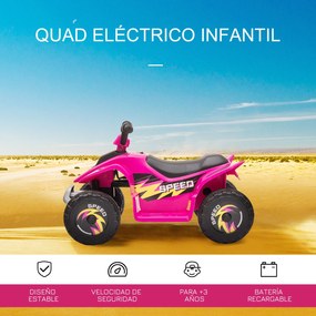 Quadriciclo Elétrico para Crianças de 18-36 Meses Veículo Elétrico Qua