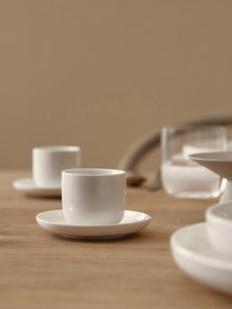 Chávenas de café com pires em porcelana Nessa, 4 uni.