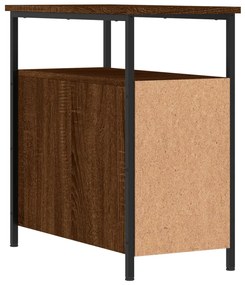 Mesas de cabeceira 2 pcs derivados madeira carvalho castanho