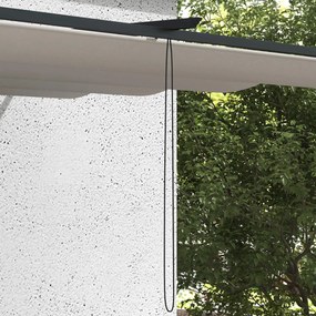 Pérgola de Parede com Toldo Retrátil – Modelo Coimbra – 3,9x2,9 m – Es
