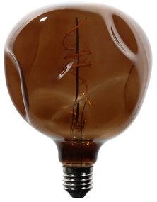 Lâmpadas LED E27 reguláveis T125 castanho 4W 120 lm 1800K