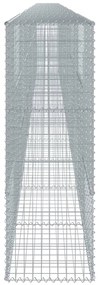 Cesto gabião com cobertura 1200x50x150 cm ferro galvanizado