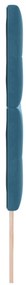 Cabeceira com Botões Azul Escuro 180 cm Veludo