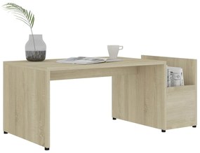 Mesa de centro 90x45x35 cm derivados de madeira carvalho sonoma