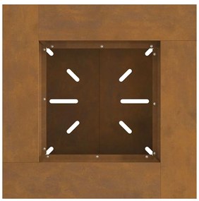Lareira 60x60x50 cm Ferro Envelhecido