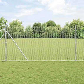 Cerca Hexagonal vidaXL 1,2x10 m Aço Galvanizado