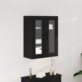 vidaXL Estante de Parede Carvalho preto 69.5 x 34 x 90 cm