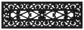 Tapetes para degraus de escada 10 pcs 25x75 cm borracha