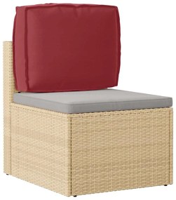 Almofada de Pallet para Descanso Vermelha 50 x 40 x 12 cm Tecido Oxfor