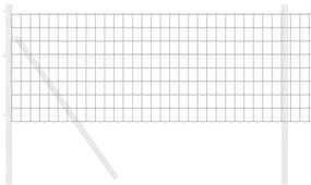 Cerca Euro Cinza 0,8x25 m Aço