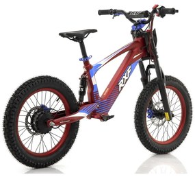 Bicicleta elétrica infantil 500W Roan RXF Evo Racing 18" Vermelho