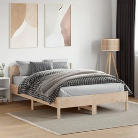 Cama sem colchão 135x190 cm madeira de pinho maciça