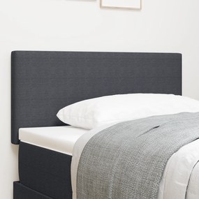 Cabeceira LED vidaXL Design Simples Cinza Escuro 80 cm em Tecido de Veludo