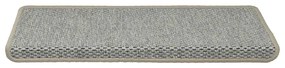 Tapetes escada adesivos aspeto sisal 30 pcs 65x21x4 cm verde
