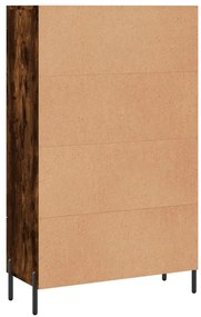 Armário alto derivados de madeira 69,5x31x115cm carvalho fumado