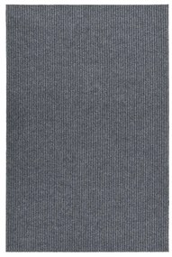 vidaXL Tapete/passadeira de entrada 100x150 cm cinzento