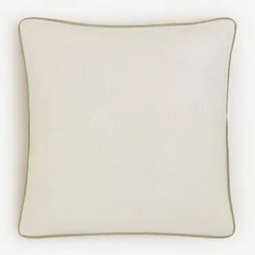 Coussin Carré 45x45 Cm En Coton Cianan Branco - Sklum