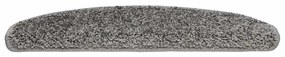 Tapetes de escadas 30 pcs 65x21x4 cm cinzento