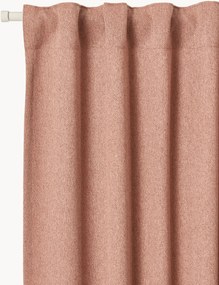 Cortinas opacas com multi-banda Joan, conjunto de 2, vários tamanhos