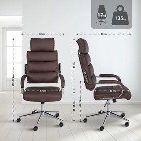 Cadeira de escritório Campo Castanha