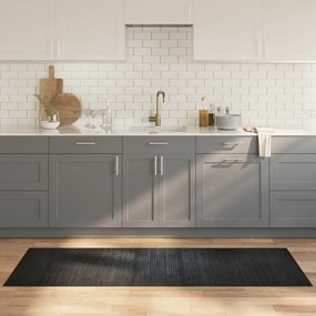 vidaXL Tapete retangular 70x200 cm bambu cinzento