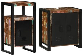 Conjunto de Móveis para Banheiro com prateleira com armazenamento com