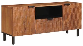 vidaXL Gabinete para TV Acabamento em Acácia Marrom 105 x 33,5 x 46 cm
