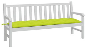 Almofadão p/ banco de jardim tecido oxford verde brilhante