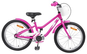 vidaXL Bicicleta Infantil 20 Polegadas para 6-11 anos Rosa Escuro