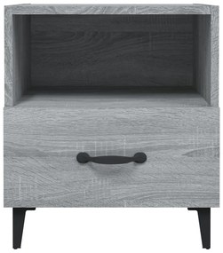 Mesa de cabeceira 2 pcs derivados de madeira cinzento sonoma