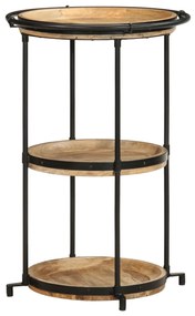 Mesa de apoio Ø55x83 cm madeira de mangueira maciça