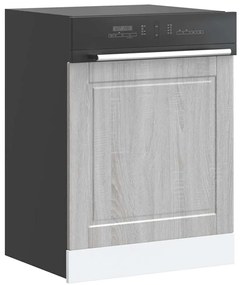 Painel máquina lavar louça Porto cinzento sonoma 60x1,5x67 cm