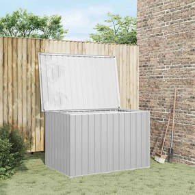Caixa de arrumação para jardim 149x99x93 cm cinzento