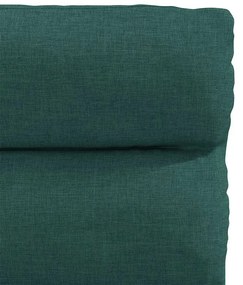 Cadeiras de jantar 4 pcs tecido verde escuro