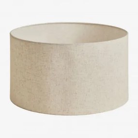 Pantalla Para Lâmpada Ø40 Cm Em Linho Azoia Linho Bege Tapioca - Sklum