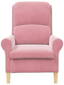 Poltrona Rosa Empoeirada Rosa Empoeirada