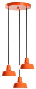 Candeeiro Suspenso Memati – Laranja – Diâmetro 45 cm