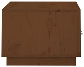 Mesa de centro 80x50x35 cm pinho maciço castanho mel