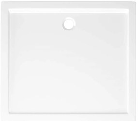 Base de chuveiro retangular 80x90 cm ABS branco