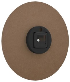 Relógio parede c/ marcações/ponteiros luminosos Ø30 cm amarelo