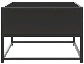 Mesa de centro 100x50x35 cm derivados de madeira/metal preto