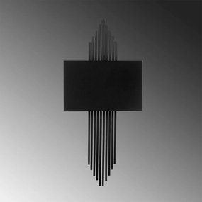 Aplique de Parede 621 – Preto – 75 x 10 x 22 cm