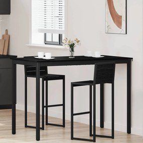 vidaXL Mesas de jantar Madeira processada