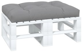 Almofadão para sofá de paletes 120x80x12 cm tecido cinza