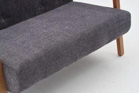 Sofá de 2 Lugares Kemer – Cinzento – 114x80x85 cm